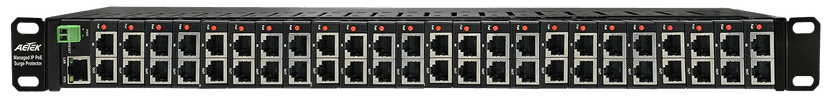 Bộ chống sét PoE có quản lý AETEK SD-524 tương thích UPoE, GUI giám sát module