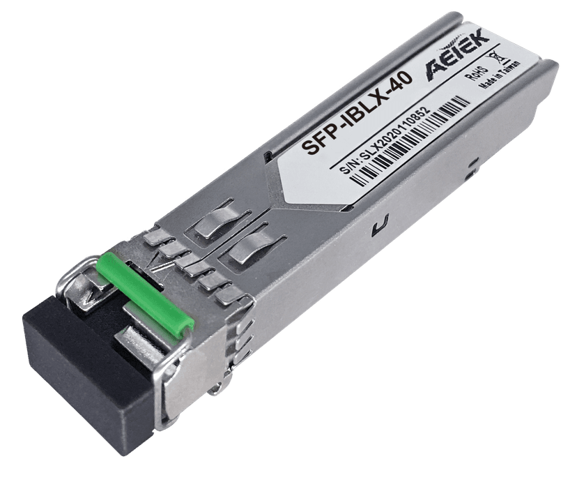 Module quang SFP Bidi AETEK SFP-IBLX-40 cho uplink camera, một sợi, nhóm 1.25G