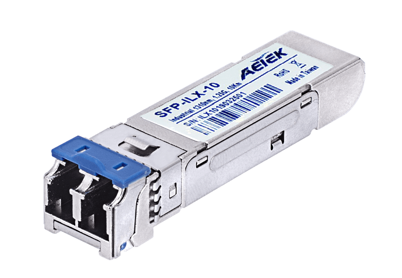 Module quang SFP AETEK SFP-ILX-10 1.25G single-mode 1310nm 10km, chịu -40°C đến 85°C