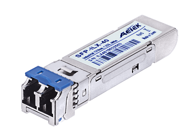 Module quang SFP AETEK SFP-ILX-40 1.25G single-mode 1310nm tầm 40km, công nghiệp