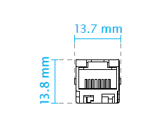 Module SFP đồng RJ45 AETEK SFP-TX-X1 1000BASE-T 100m dùng trong phòng máy – ảnh 2