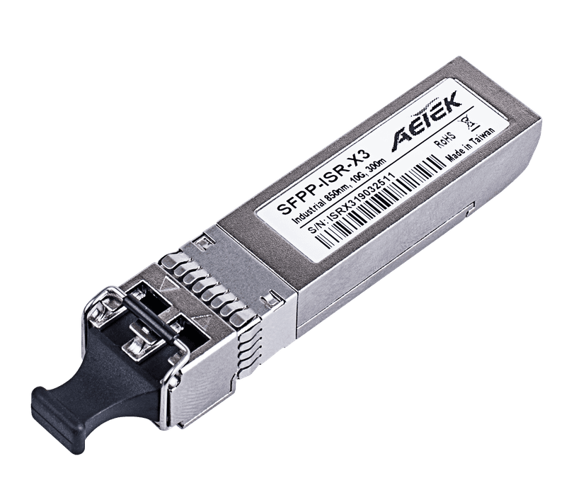 Module quang SFP+ AETEK SFPP-ISR-X3 10G 850nm multi-mode 300m, chịu -40°C