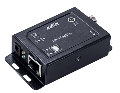 Bộ chuyển đổi EPoC AETEK XE10-110-RX phía switch, Ethernet qua cáp đồng trục