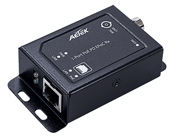 Bộ chuyển đổi EPoC AETEK XE11-110-RX phía nguồn PoE (PSE), dùng cáp đồng trục