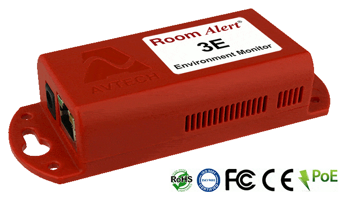 RA3E-ES0-BAS Room Alert 3E Monitor