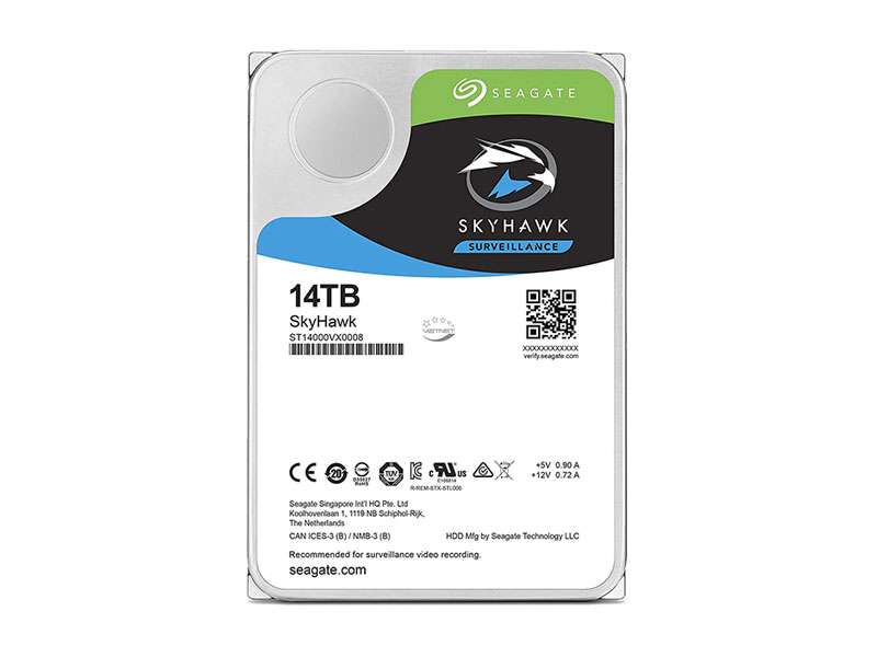 Ổ cứng 14TB Seagate Skyhawk ST14000VX0008 – Ổ cứng HDD chuyên dụng cho đầu ghi Camera