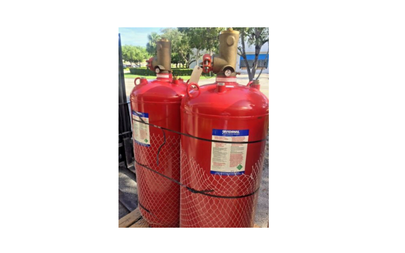45-100040-001 – Cylinder Assembly 40 lb- Bình chứa khí NOVEC 1230 Đã Bao Gồm Khí