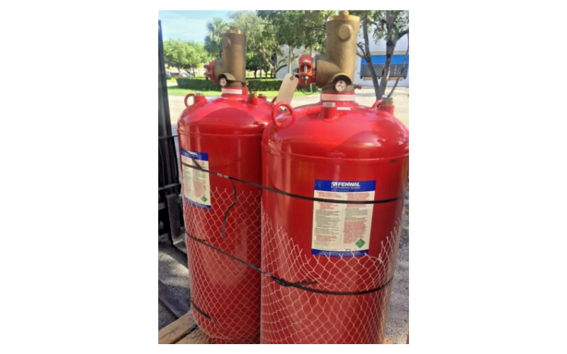 45-100121-001 Cylinder 125 lb – Bình chứa khí NOVEC 1230