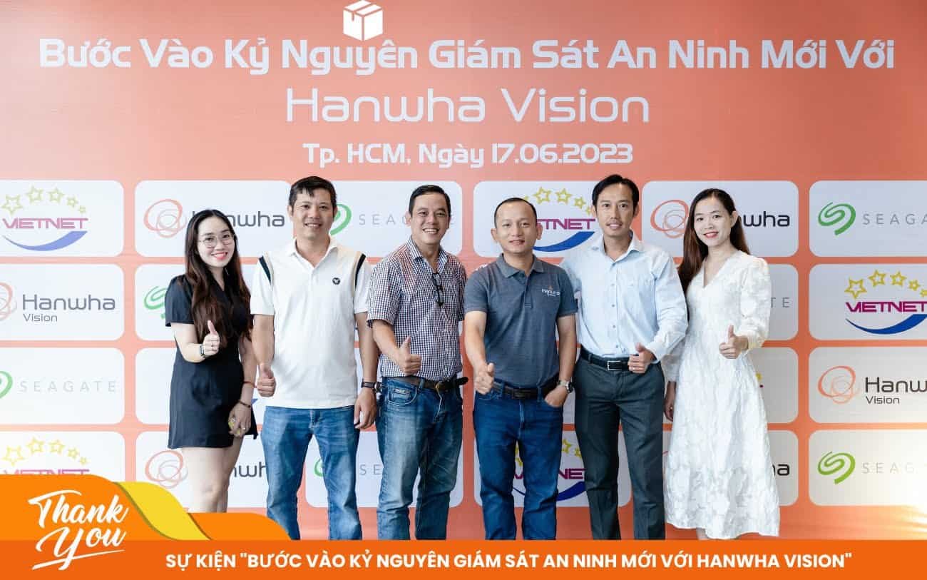 Sự kiện Viet Net “Bước vào kỷ nguyên giám sát an ninh mới với Hanwha Vision”