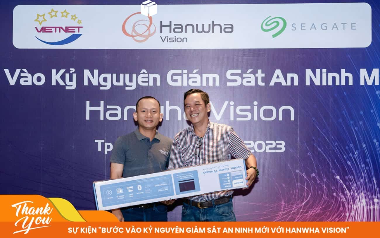 Sự kiện Viet Net “Bước vào kỷ nguyên giám sát an ninh mới với Hanwha Vision”