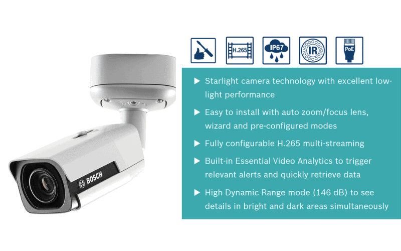 Camera Bosch NBE-6502-AL 2MP HDR 2.8-12mm auto IP67 IK10 ảnh 2
