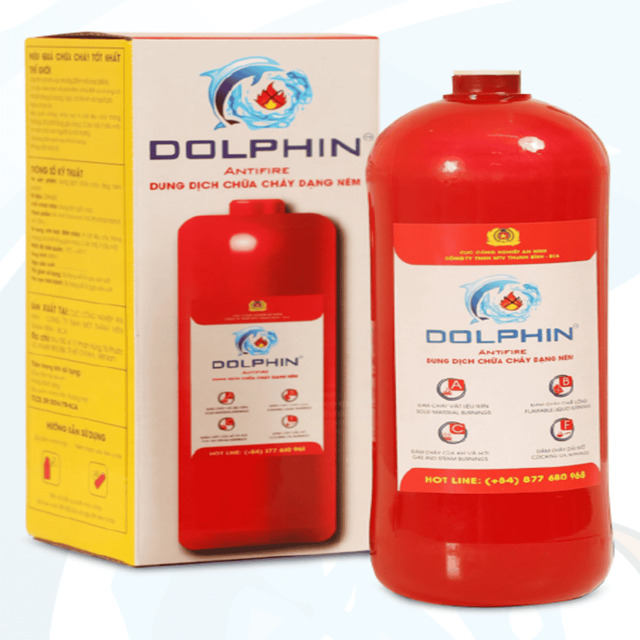 Bình chữa cháy Dolphin DPA-N01 dạng ném gốc nước