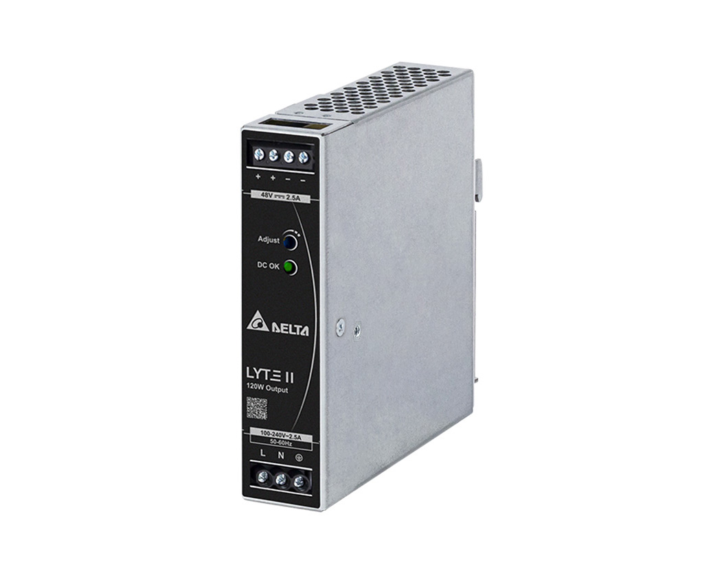 Bộ nguồn công nghiệp AETEK DRL-48V120W1EN cho switch PoE dòng H32/H36/D40/D42/D60