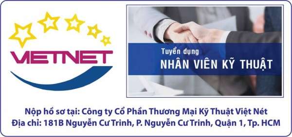 vietnet tuyen dung thang 7