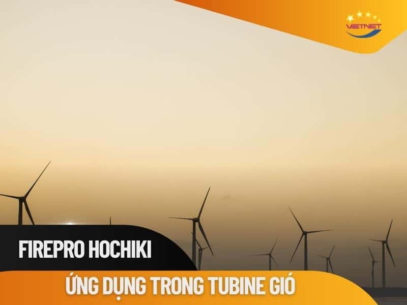 FirePro ứng dụng trong tubine gió