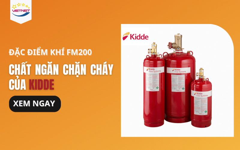 Hệ thống chữa cháy khí sạch FM 200 Kidde