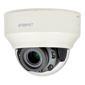 camera dome AI hong ngoai 2MP wisenet XND L6080R 2