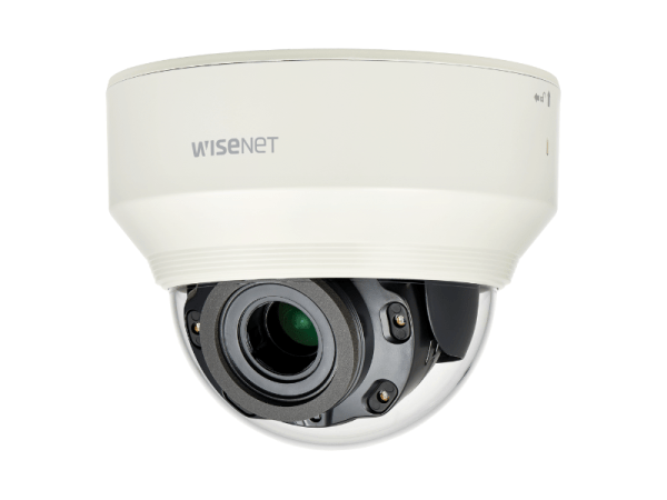 camera dome AI hong ngoai 2MP wisenet XND L6080R 2