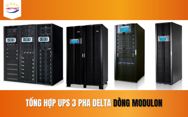 UPS 3 PHA DELTA DÒNG MODULON