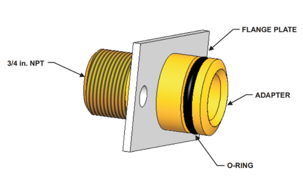 83 844908 000 Discharge Adapter Kit