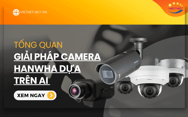 giải pháp camera Hanwha dựa trên AI 