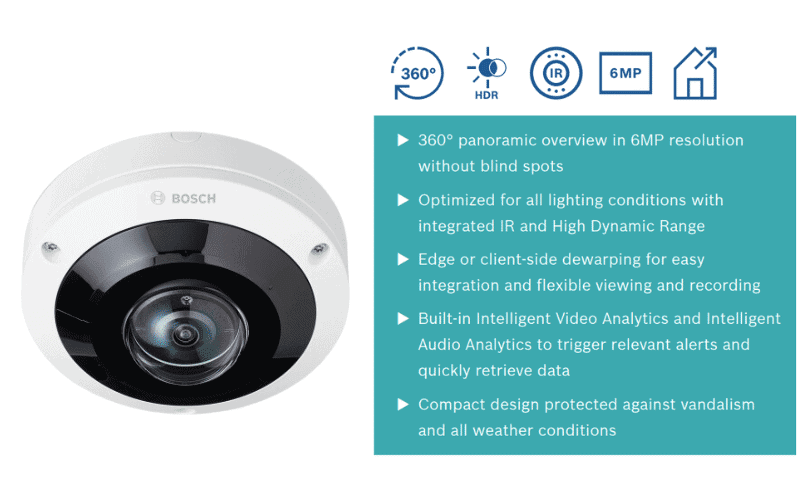 Camera Bosch NDS 5703 F360LE 6MP 360 IP66 IR Camera Bosch NDS 5703 F360LE 6MP 360 IP66 IR