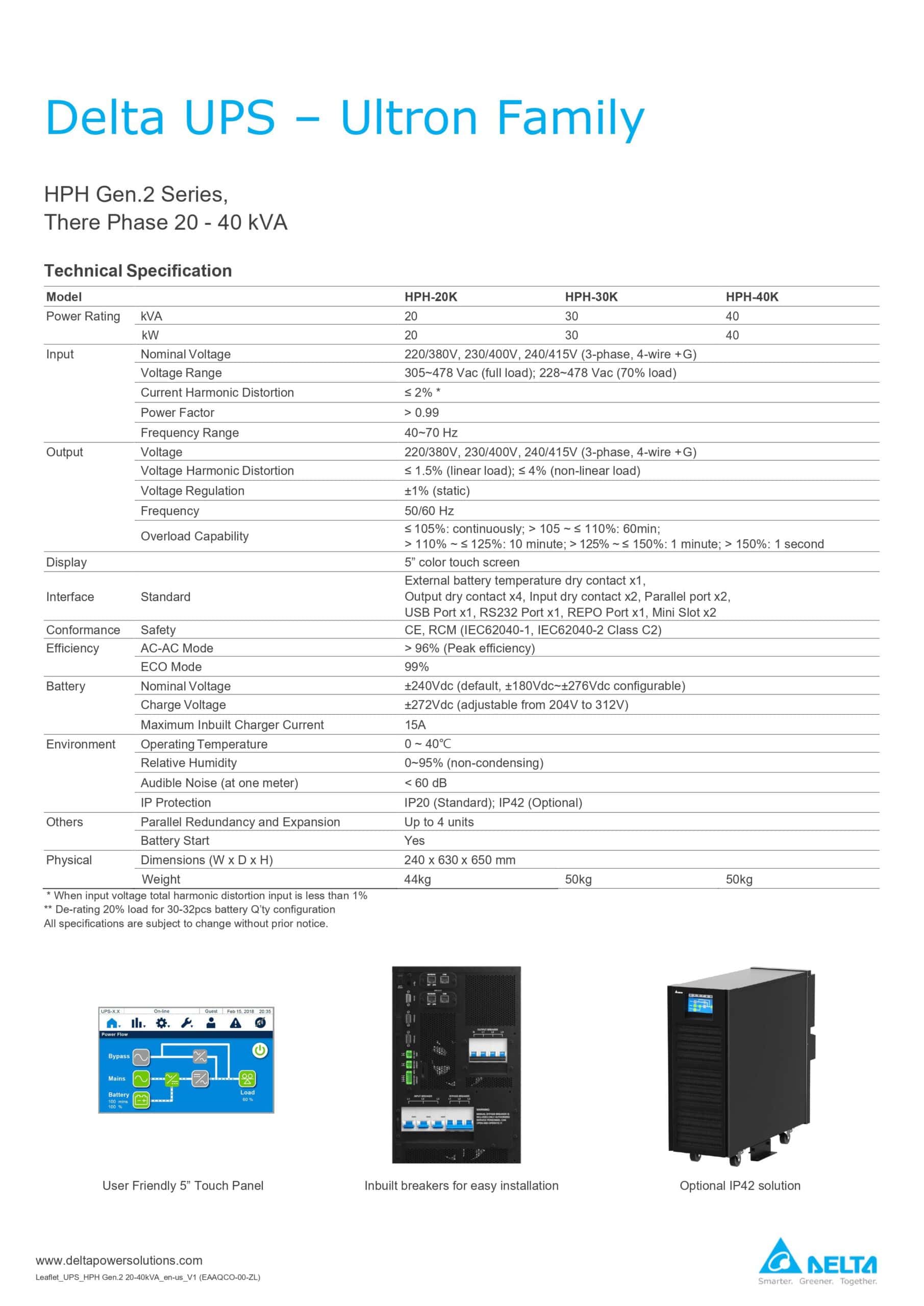 HPH Gen2 20-40 kVA