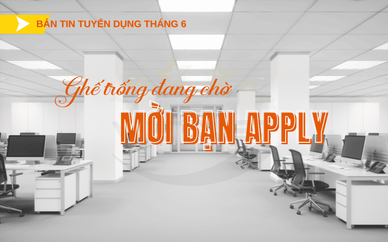 Viet Net tuyển dụng tháng 6 