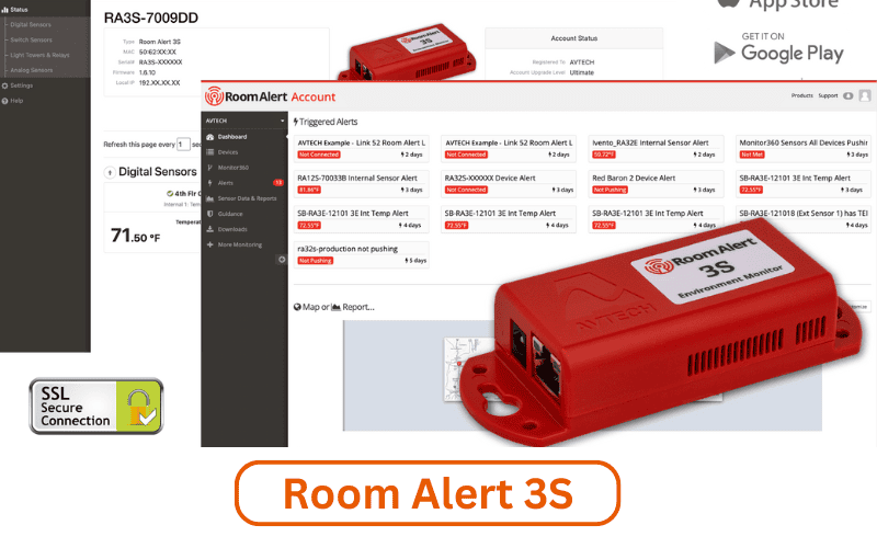 Báo giá thiết bị Room Alert 3S