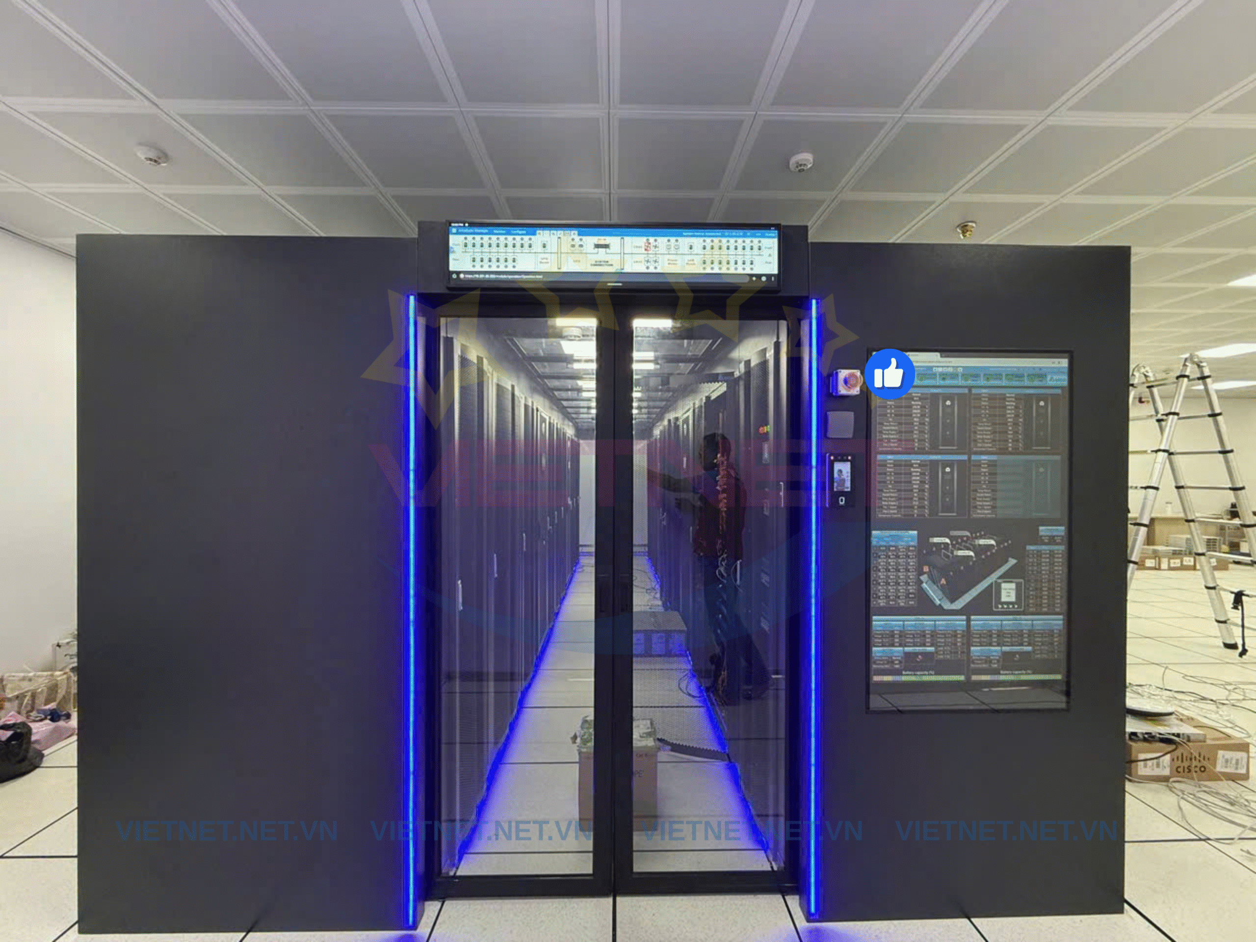 Vietnet hoàn thiện dự án phòng máy IT 10 scaled